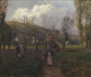 El Regreso del Campo de Camille Jacob Pissarro